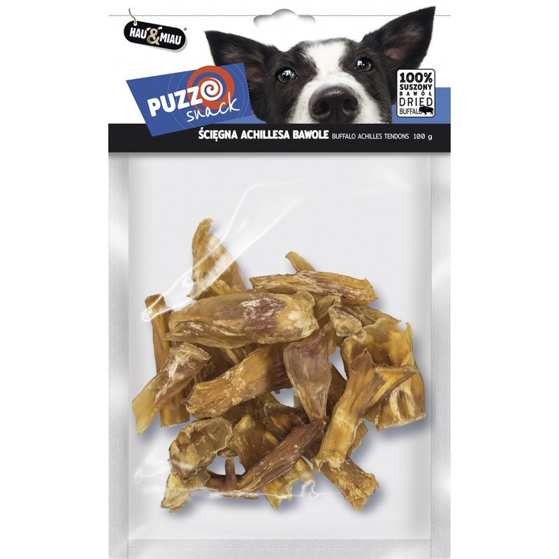 PUZZO SNACK Ścięgno Achillesa bawole suszone, 100g PUZZO SNACK Ścięgno Achillesa bawole suszone, 100g