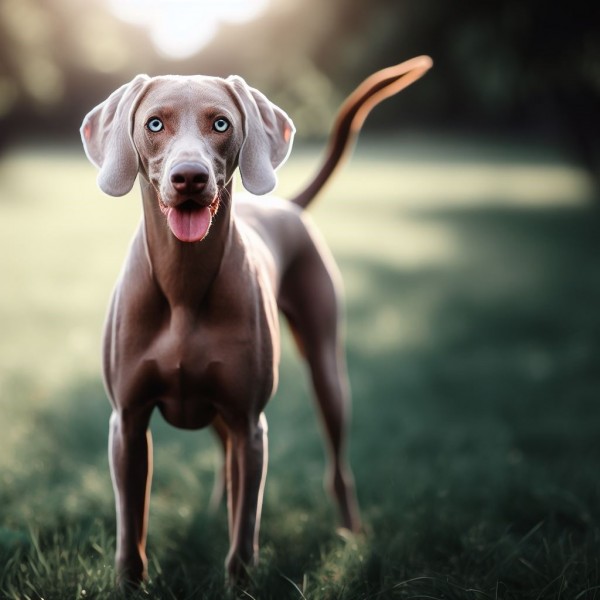 Weimaraner: Srebrny duch o eleganckim wyglądzie i niezmordowanej energii